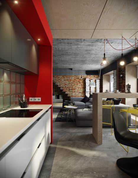 loft旧工业风格设计